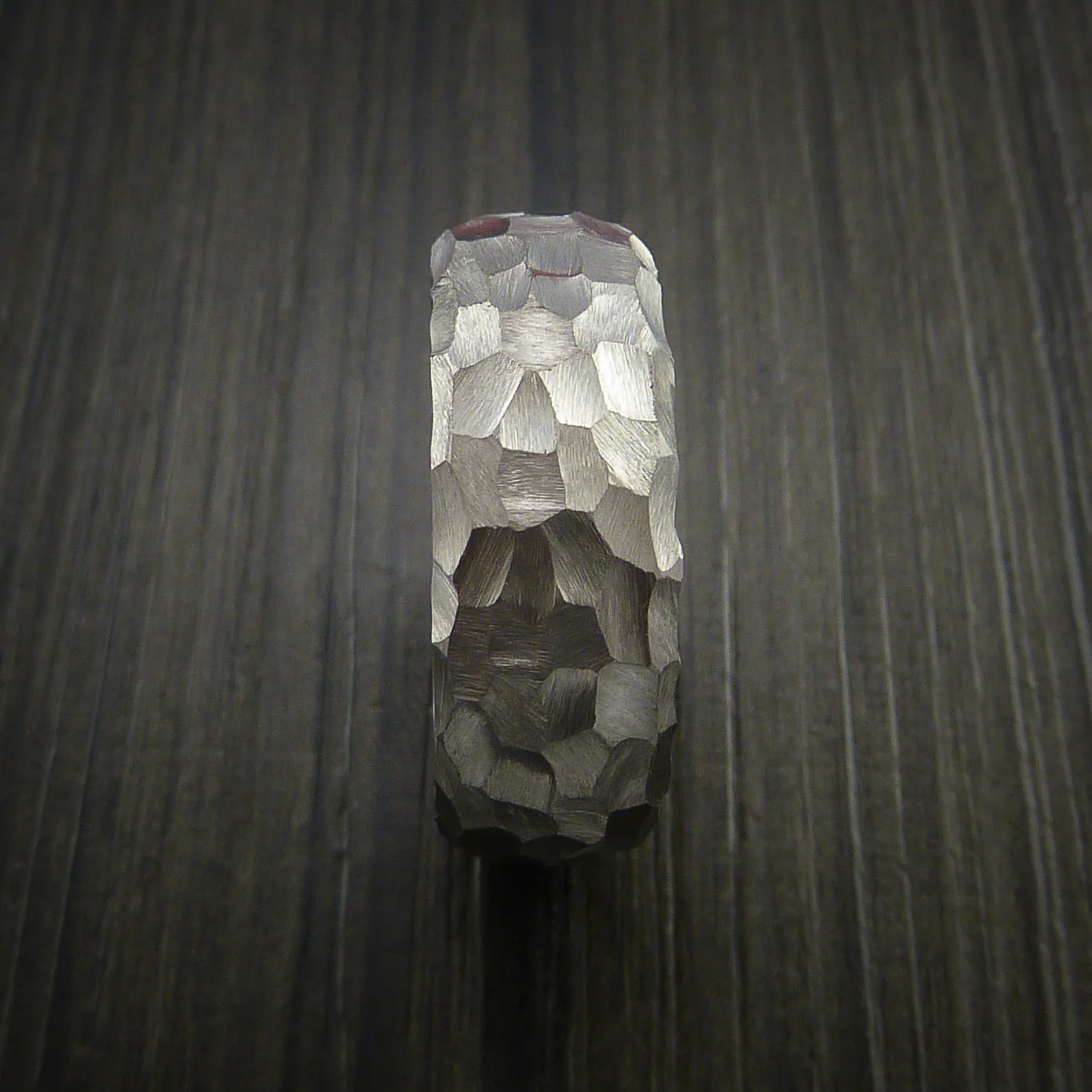 Titanium Modern Style Rock Hammer Finish Band Men's Ring Custom Made - Image 4